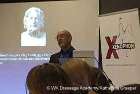 Wolfgang Kutting beim Xenophon-Seminar zur Biomechanik